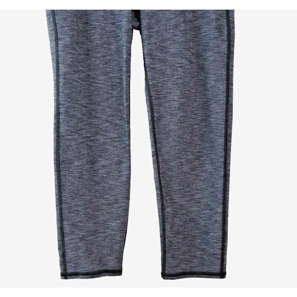 Athleta Size M Chaturanga Crop Leggings Capri Length Heather Gray - Picture 3 of 9